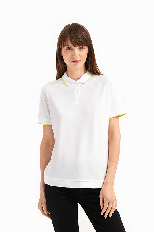 Polo marškinėliai trumpomis rankovėmis 1 | BALTA | Audimas