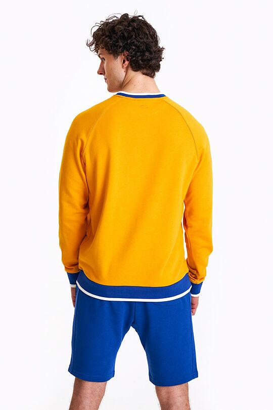 Retro stiliaus modalo džemperis 3 | ORANŽINĖ | Audimas