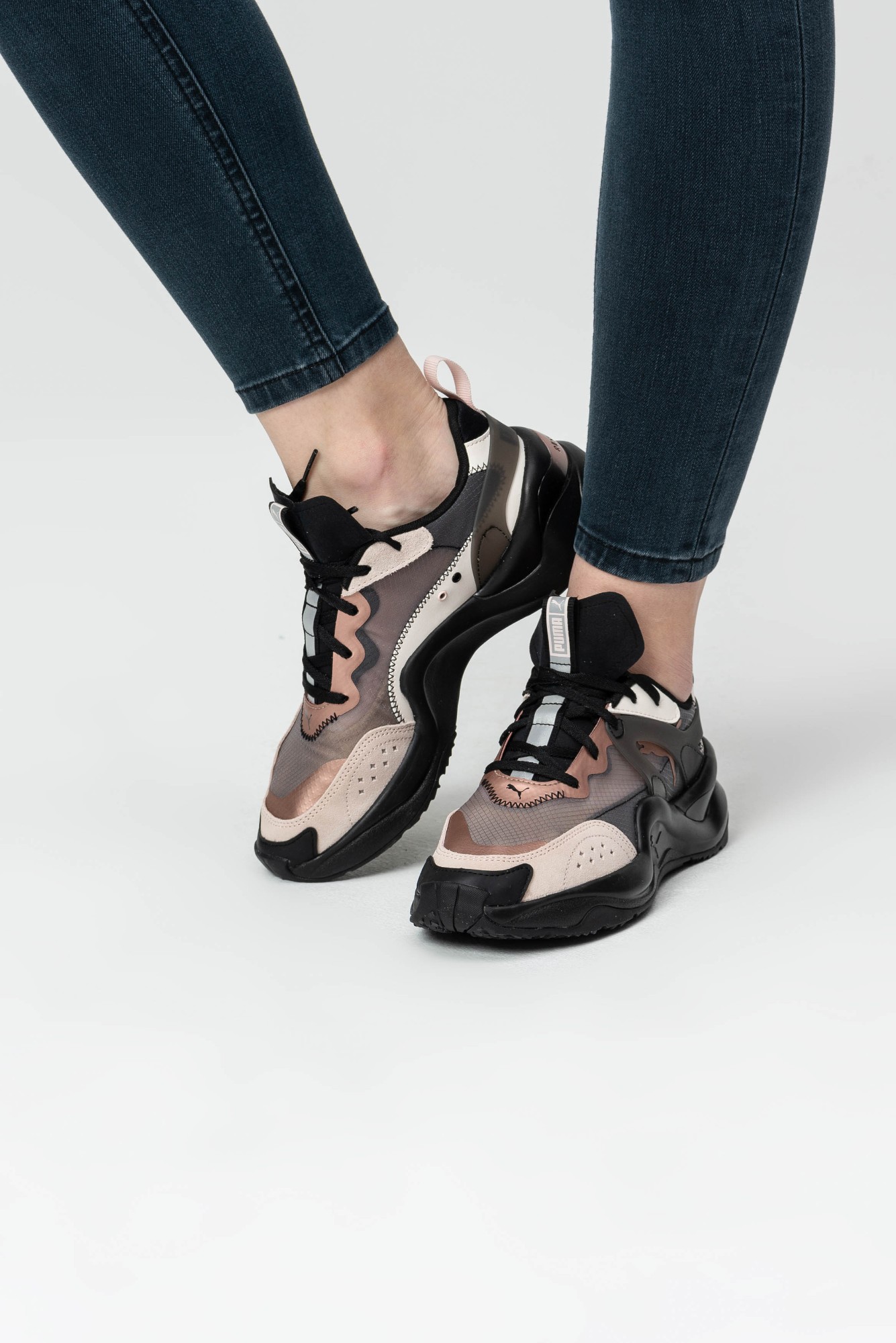 puma rise black rosewater